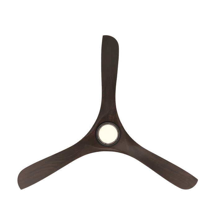 Modern Forms Fans - FR-D2504-60L-MB/DW - 60 Inch Ceiling Fan - Carve - Matte Black/Dark Walnut
