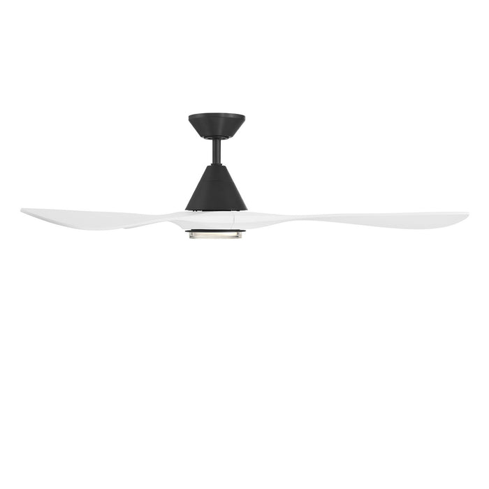 Modern Forms Fans - FR-D2504-60L-MB/MW - 60 Inch Ceiling Fan - Carve - Matte Black/Matte White