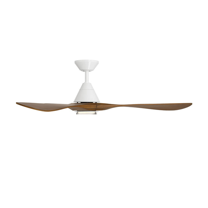 Modern Forms Fans - FR-D2504-60L-MW/DK - 60 Inch Ceiling Fan - Carve - Matte White/Distressed Koa