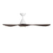 Modern Forms Fans - FR-D2504-60L-MW/DW - 60 Inch Ceiling Fan - Carve - Matte White/Dark Walnut