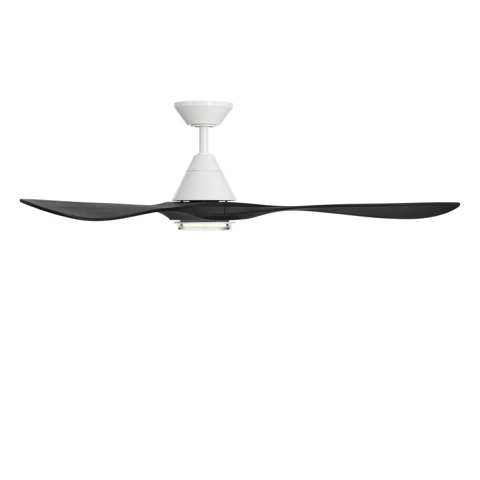 Modern Forms Fans - FR-D2504-60L-MW/MB - 60 Inch Ceiling Fan - Carve - Matte White/Matte Black