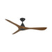 Modern Forms Fans - FR-D2504-60-MB/DK - 60 Inch Ceiling Fan - Carve - Matte Black/Distressed Koa