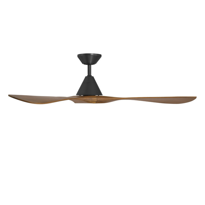 Modern Forms Fans - FR-D2504-60-MB/DK - 60 Inch Ceiling Fan - Carve - Matte Black/Distressed Koa