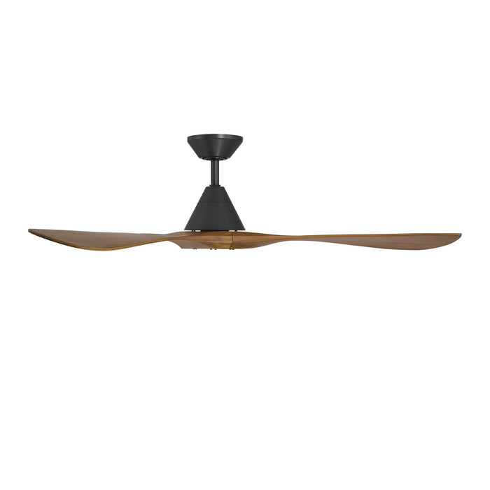 Modern Forms Fans - FR-D2504-60-MB/DK - 60 Inch Ceiling Fan - Carve - Matte Black/Distressed Koa