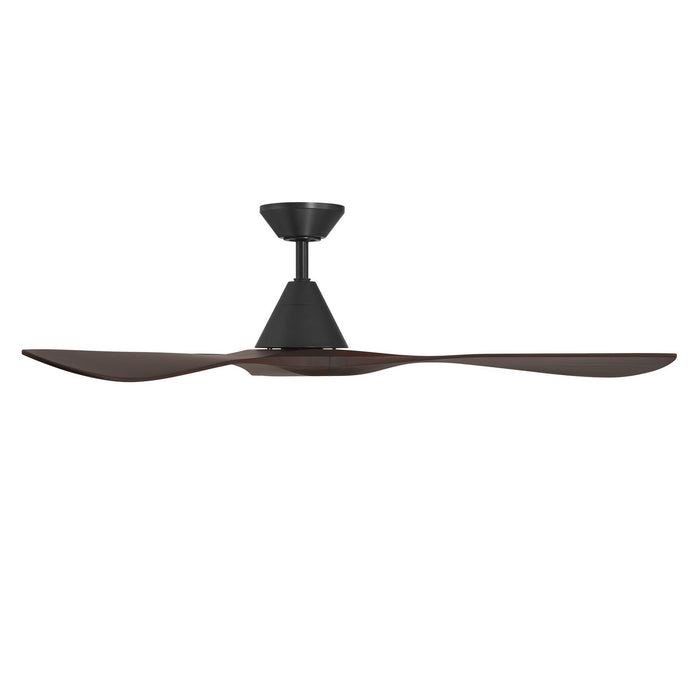 Modern Forms Fans - FR-D2504-60-MB/DW - 60 Inch Ceiling Fan - Carve - Matte Black/Dark Walnut