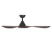 Modern Forms Fans - FR-D2504-60-MB/DW - 60 Inch Ceiling Fan - Carve - Matte Black/Dark Walnut