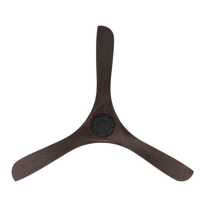 Modern Forms Fans - FR-D2504-60-MB/DW - 60 Inch Ceiling Fan - Carve - Matte Black/Dark Walnut