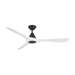Modern Forms Fans - FR-D2504-60-MB/MW - 60 Inch Ceiling Fan - Carve - Matte Black/Matte White