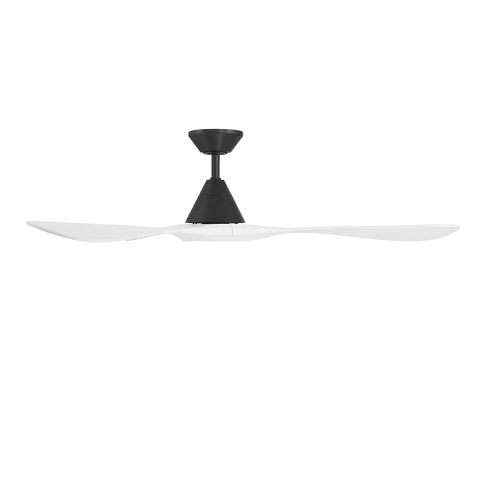 Modern Forms Fans - FR-D2504-60-MB/MW - 60 Inch Ceiling Fan - Carve - Matte Black/Matte White