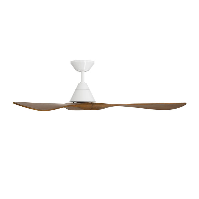 Modern Forms Fans - FR-D2504-60-MW/DK - 60 Inch Ceiling Fan - Carve - Matte White/Distressed Koa