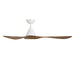 Modern Forms Fans - FR-D2504-60-MW/DK - 60 Inch Ceiling Fan - Carve - Matte White/Distressed Koa