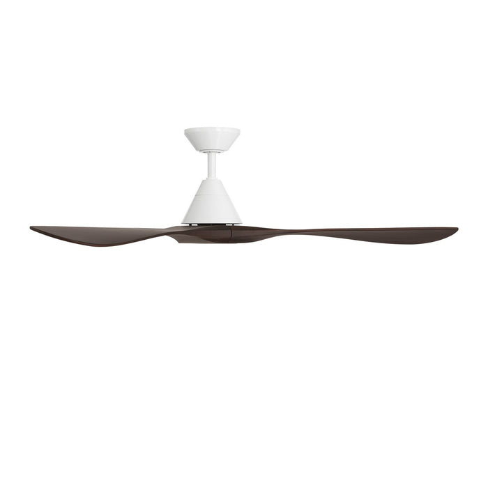 Modern Forms Fans - FR-D2504-60-MW/DW - 60 Inch Ceiling Fan - Carve - Matte White/Dark Walnut