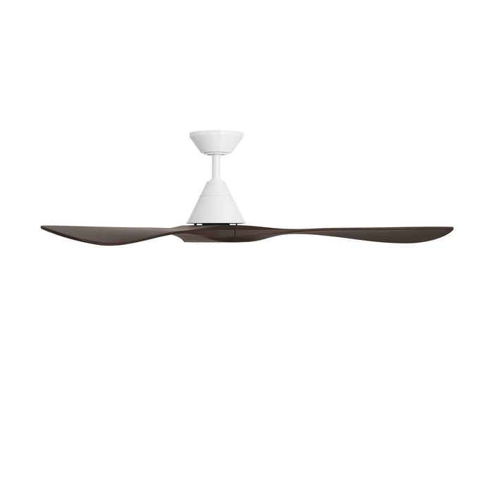 Modern Forms Fans - FR-D2504-60-MW/DW - 60 Inch Ceiling Fan - Carve - Matte White/Dark Walnut