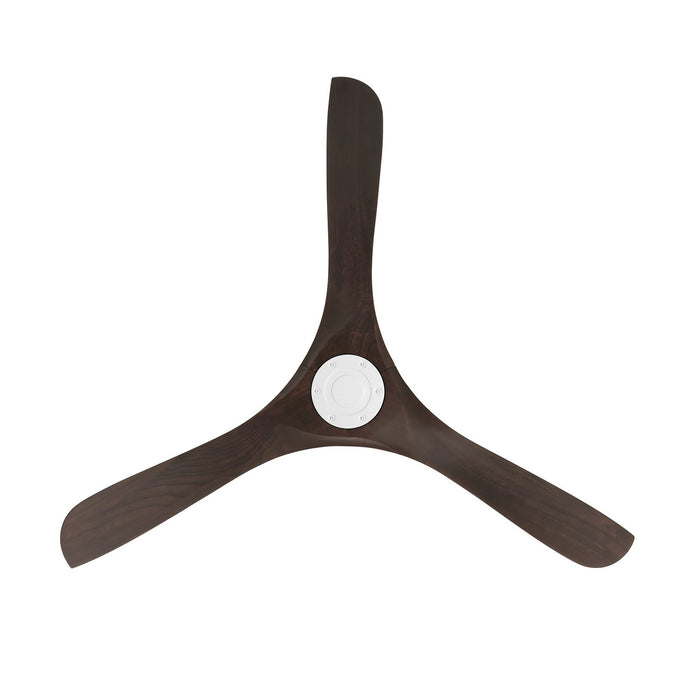 Modern Forms Fans - FR-D2504-60-MW/DW - 60 Inch Ceiling Fan - Carve - Matte White/Dark Walnut