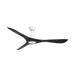 Modern Forms Fans - FR-D2504-60-MW/MB - 60 Inch Ceiling Fan - Carve - Matte White/Matte Black