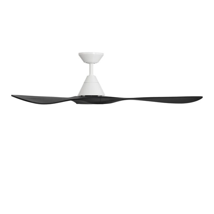 Modern Forms Fans - FR-D2504-60-MW/MB - 60 Inch Ceiling Fan - Carve - Matte White/Matte Black