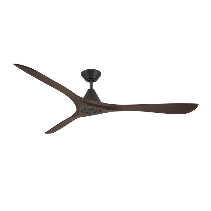 Modern Forms Fans - FR-D2504-72-MB/DW - 72 Inch Ceiling Fan - Carve - Matte Black/Dark Walnut