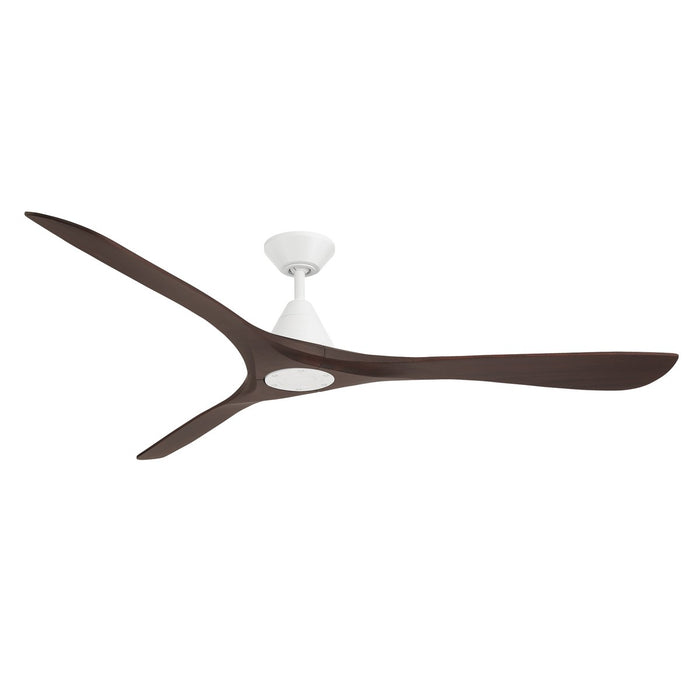 Modern Forms Fans - FR-D2504-72-MW/DW - 72 Inch Ceiling Fan - Carve - Matte White/Dark Walnut