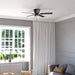 Vaxcel - F0128 - 52"Ceiling Fan - Cromwell - Matte Black
