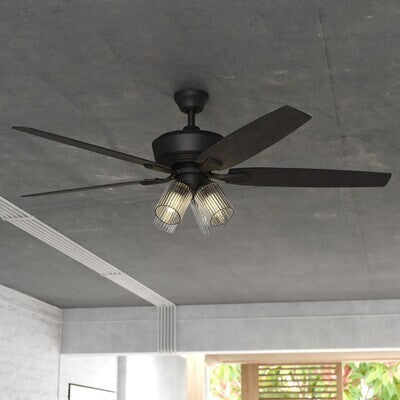 Vaxcel - F0130 - 60"Ceiling Fan - Fircrest - Matte Black