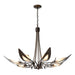 Hubbardton Forge - 101320-SKT-05-BB0823 - Seven Light Chandelier - Parasol - Bronze