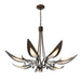Hubbardton Forge - 101320-SKT-05-BB0823 - Seven Light Chandelier - Parasol - Bronze