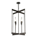 Hubbardton Forge - 101700-SKT-14-WC0821 - Four Light Chandelier - Lilium - Oil Rubbed Bronze