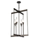 Hubbardton Forge - 101700-SKT-14-WC0821 - Four Light Chandelier - Lilium - Oil Rubbed Bronze