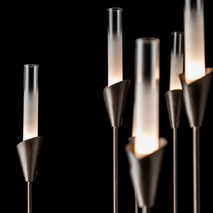 Hubbardton Forge - 101706-SKT-07-WC0821 - 12 Light Chandelier - Lilium - Dark Smoke