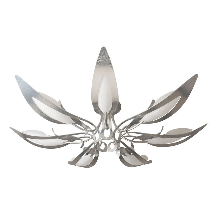 Hubbardton Forge - 121320-SKT-85-BB0823 - Seven Light Semi-Flush Mount - Parasol - Sterling