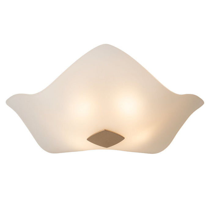 Hubbardton Forge - 121500-SKT-84-FD0834 - Four Light Semi-Flush Mount - Astra - Soft Gold