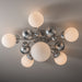 Hubbardton Forge - 128716-SKT-85-GG0639 - Six Light Semi-Flush Mount - Sprig - Sterling