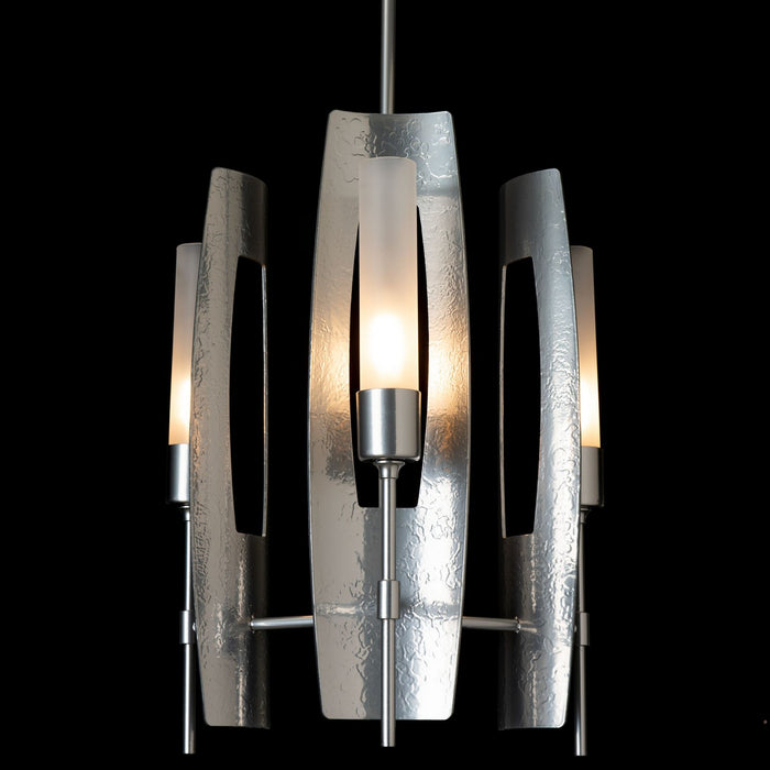 Hubbardton Forge - 131055-SKT-MULT-85-FD0611 - Three Light Pendant - Passage - Sterling
