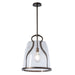 Hubbardton Forge - 131066-SKT-MULT-07-ZM0819 - One Light Pendant - Caliper - Dark Smoke