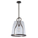 Hubbardton Forge - 131066-SKT-MULT-07-ZM0819 - One Light Pendant - Caliper - Dark Smoke