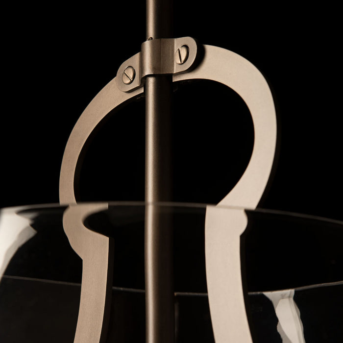 Hubbardton Forge - 131066-SKT-MULT-07-ZM0819 - One Light Pendant - Caliper - Dark Smoke