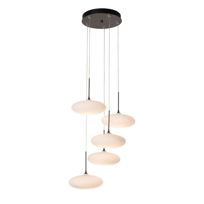 Hubbardton Forge - 131146-SKT-STND-07-GS0818 - LED Pendant - Clouds - Dark Smoke