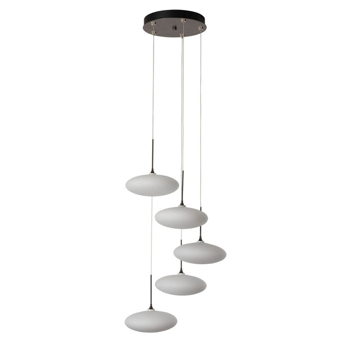Hubbardton Forge - 131146-SKT-STND-07-GS0818 - LED Pendant - Clouds - Dark Smoke