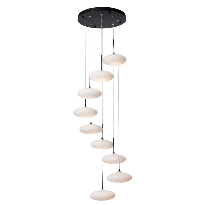 Hubbardton Forge - 131147-SKT-STND-10-GS0818 - LED Pendant - Clouds - Black