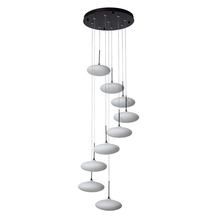 Hubbardton Forge - 131147-SKT-STND-10-GS0818 - LED Pendant - Clouds - Black