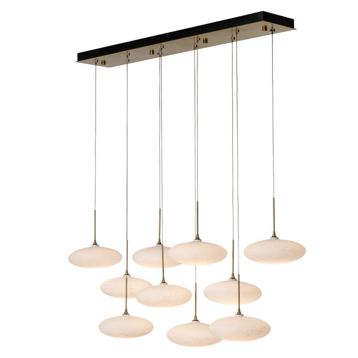 Hubbardton Forge - 131148-SKT-STND-86-GS0818 - LED Pendant - Clouds - Modern Brass