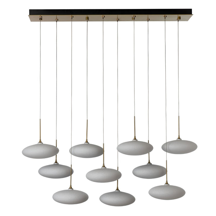 Hubbardton Forge - 131148-SKT-STND-86-GS0818 - LED Pendant - Clouds - Modern Brass