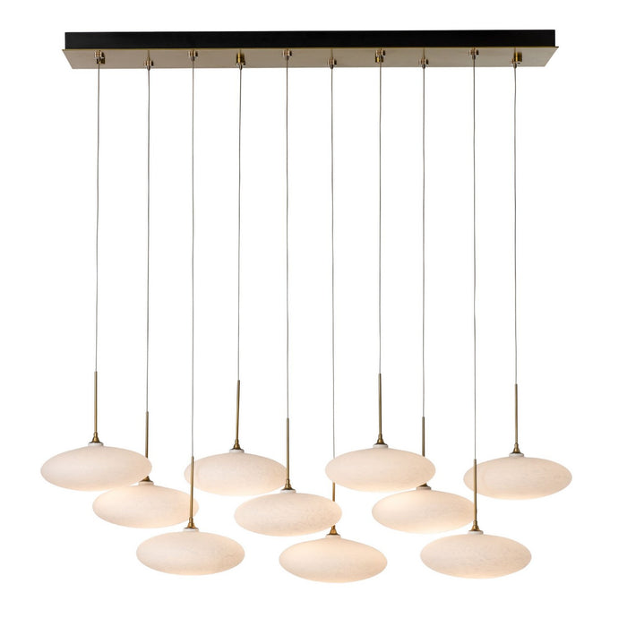 Hubbardton Forge - 131148-SKT-STND-86-GS0818 - LED Pendant - Clouds - Modern Brass
