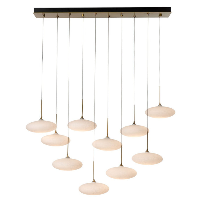 Hubbardton Forge - 131148-SKT-STND-86-GS0818 - LED Pendant - Clouds - Modern Brass