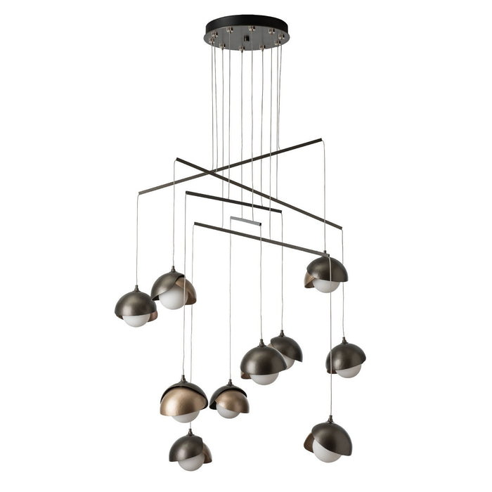 Hubbardton Forge - 131155-SKT-STND-07-84-GG0711 - LED Pendant - Brooklyn - Dark Smoke