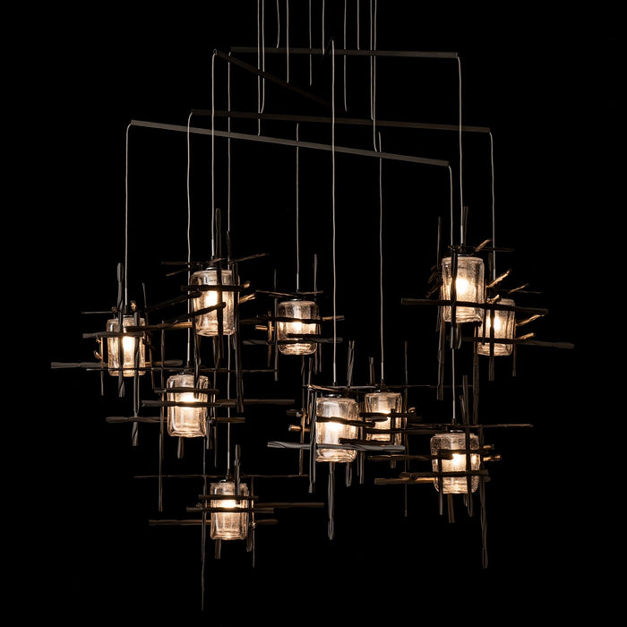 Hubbardton Forge - 131156-SKT-STND-14-II0728 - LED Pendant - Tura - Oil Rubbed Bronze