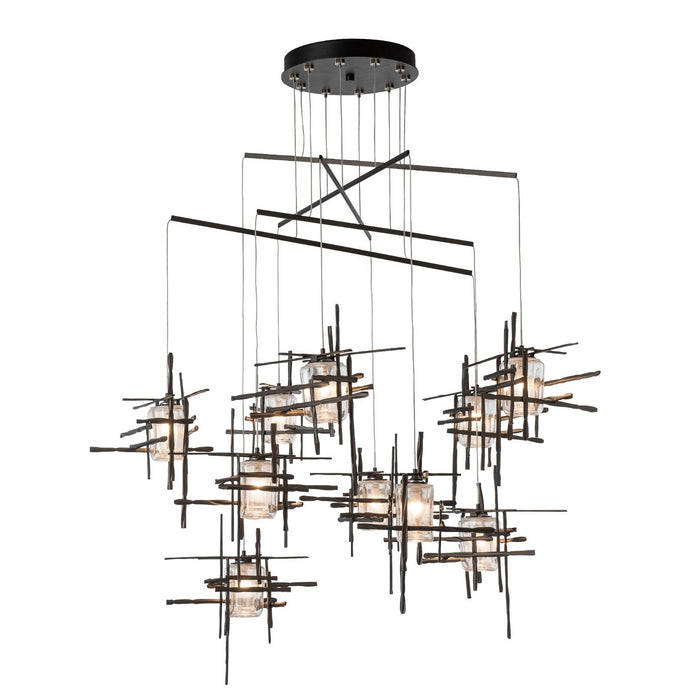 Hubbardton Forge - 131156-SKT-STND-14-II0728 - LED Pendant - Tura - Oil Rubbed Bronze