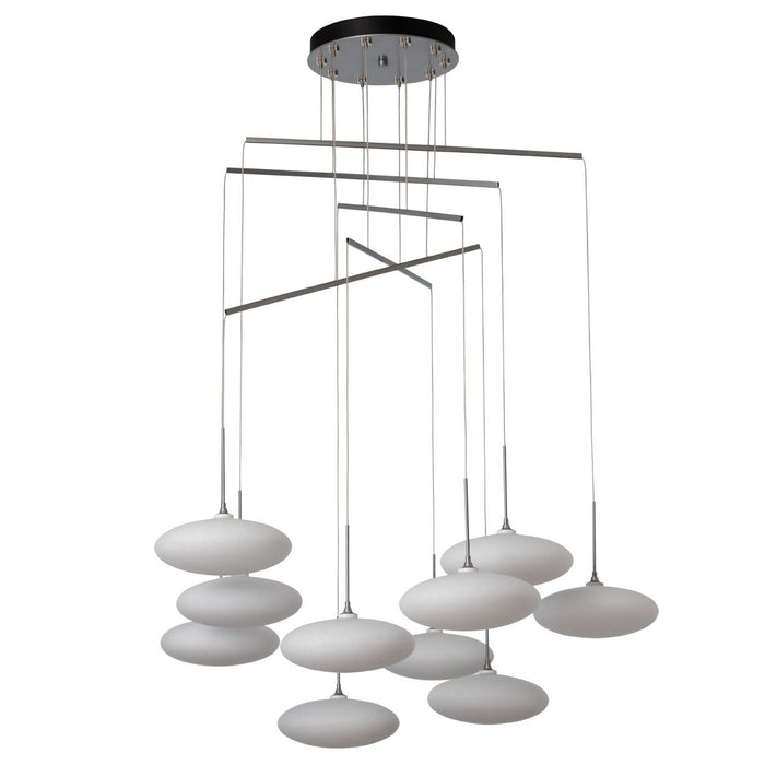 Hubbardton Forge - 131157-SKT-STND-82-GS0818 - LED Pendant - Clouds - Vintage Platinum