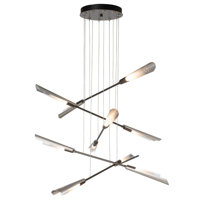 Hubbardton Forge - 131410-SKT-STND-07-85-WC0822 - LED Pendant - Flight - Dark Smoke