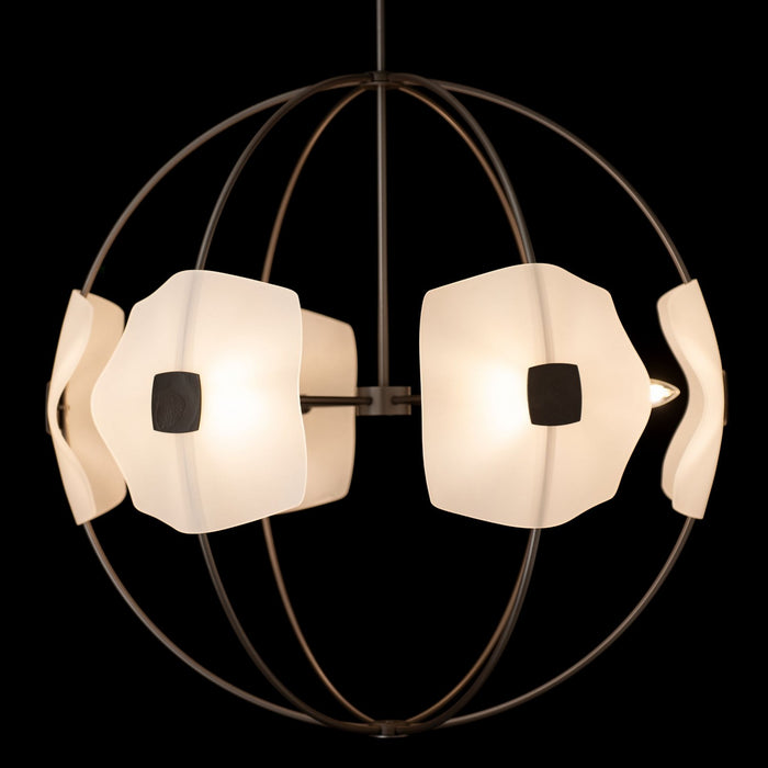 Hubbardton Forge - 131500-SKT-MULT-07-FD0835 - Six Light Pendant - Astra - Dark Smoke